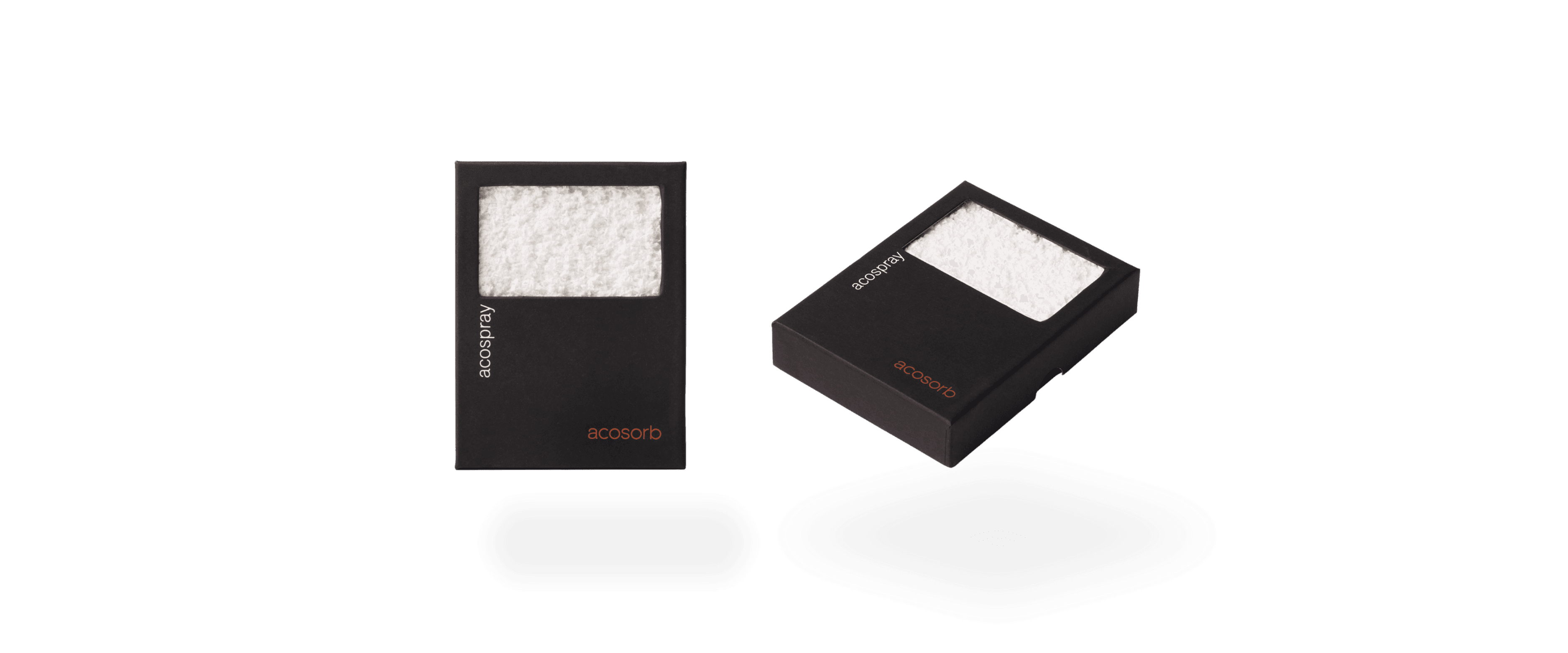 Acospray DC2 2.0 sample box — akoestisch spuitwerk met middellijne structuur